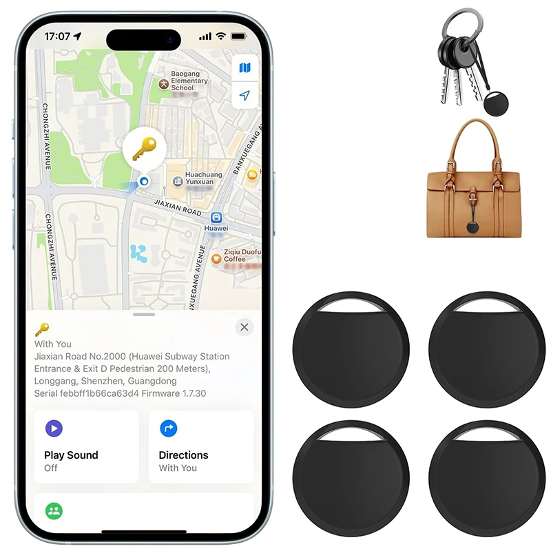 Bluetooth GPS Tracker For Luggage Bag Kid Pet
