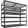 Heavy Duty Garage Shelving 3500LBS Load Capacity 6 Tier Adjustable Metal Storage Rack Industrial Shelves Office Home Gym 2