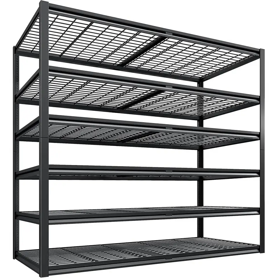 Heavy Duty Adjustable Metal Garage Shelving Unit