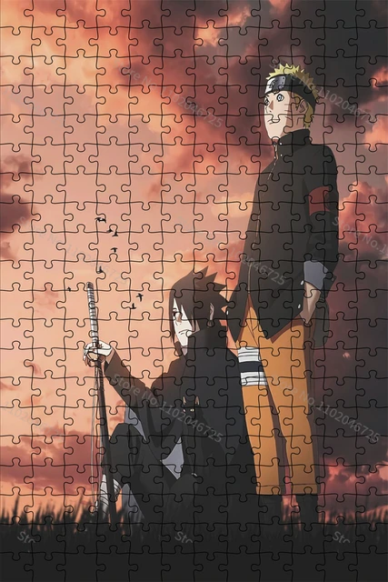 Anime naruto quebra-cabeça filme naruto uzumaki hinata hyuga jigsaw  35/300/500/1000 peças brinquedos educativos decoração para casa - AliExpress