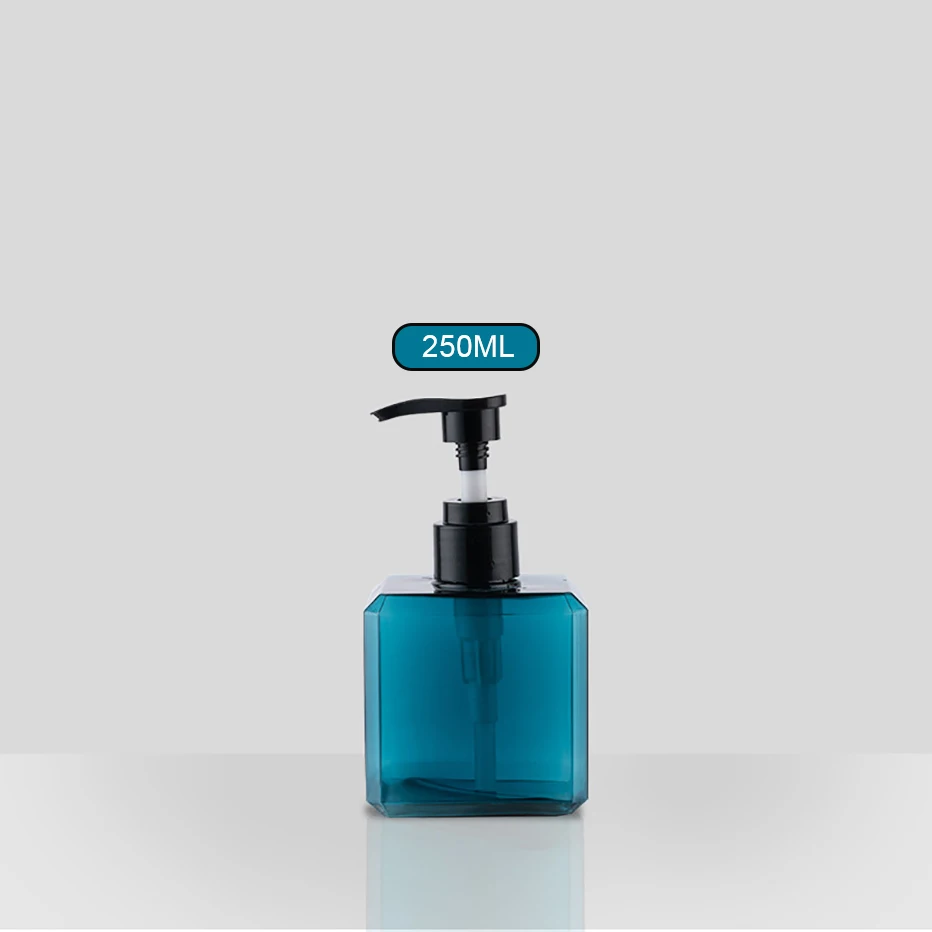 1000ml Square Refillable Pump Bottle for Shampoo, Conditioner, and Body Wash