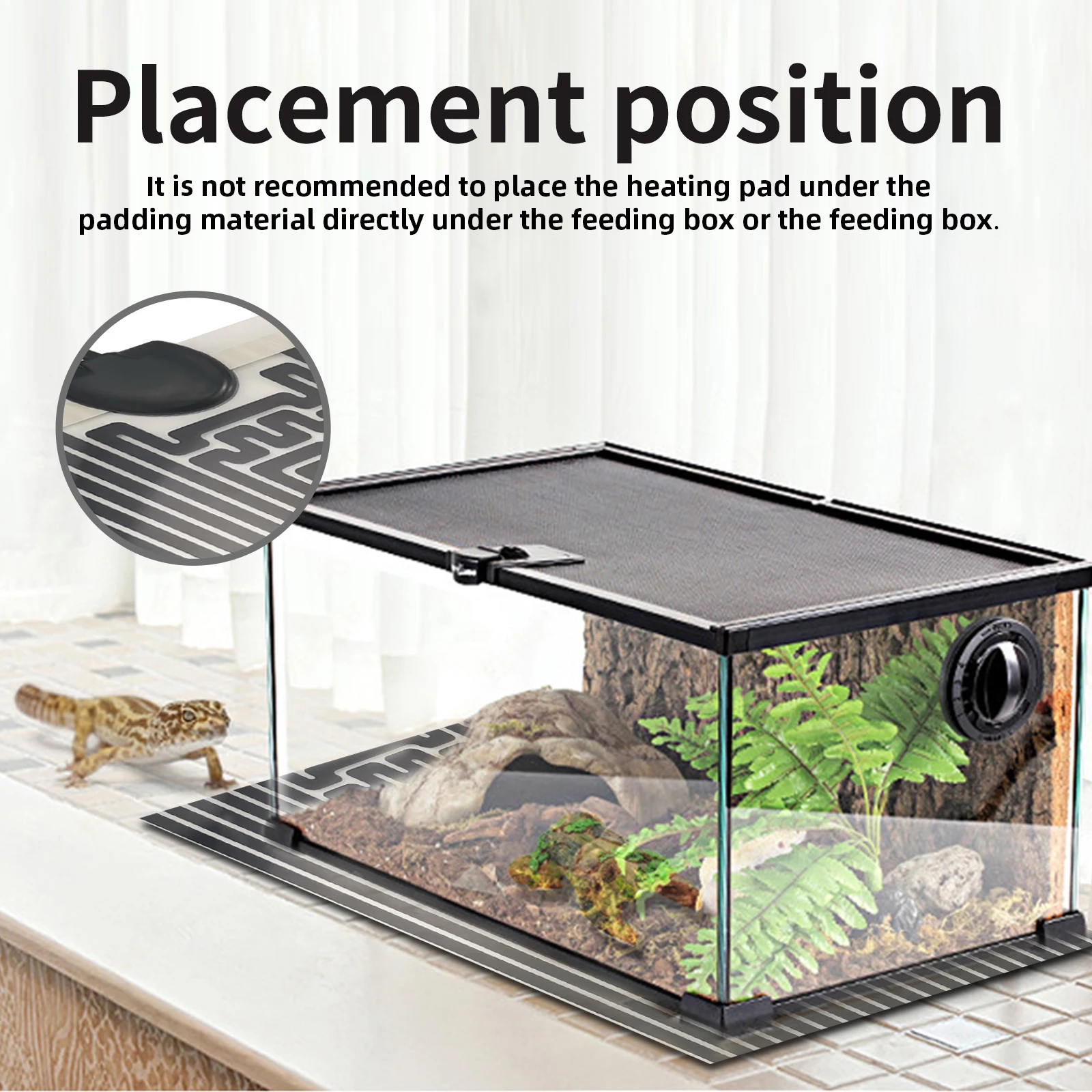 AC200~240V 5/7/14//20W Reptiles Heating Mat Climbing Pet Heating