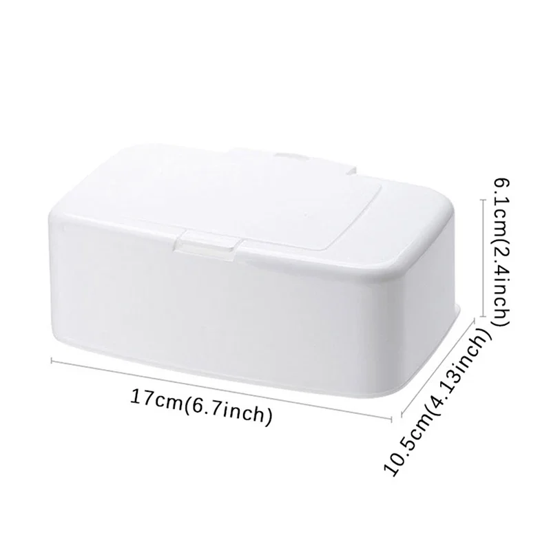 Wet Tissue Box Wipes Dispenser Portable Wipes Napkin Storage Box Holder Container 6