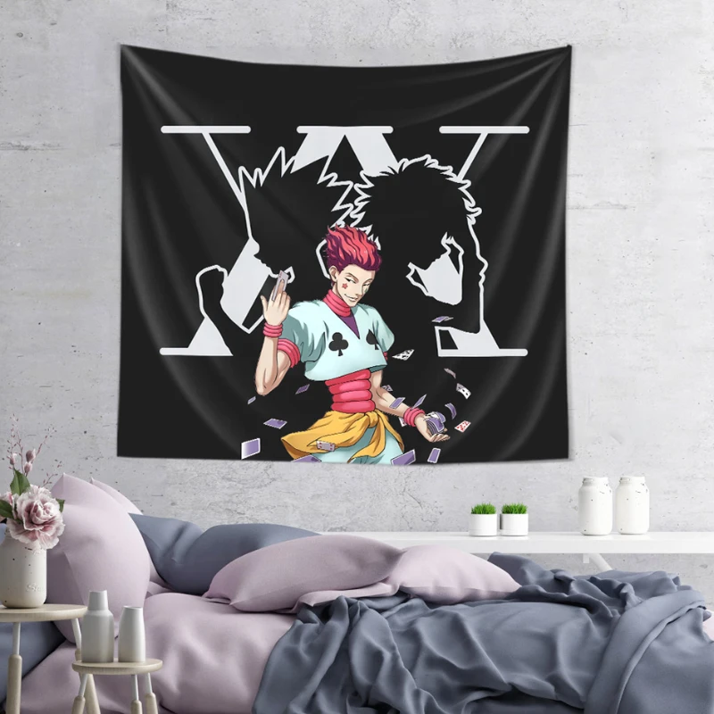 

Japanese Tapestry Kawaii Room Decor Anime Manga Dormitory Decoration Cloth Manga Background Aesthetic Wall Carpet Mural Custom