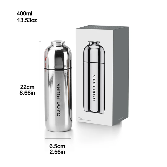 Samadoyo 400ml Thermal Tumbler - Ceramic Coated, 8H Hot/6H Cold, Titanium Filter & Magnetic Cup 6