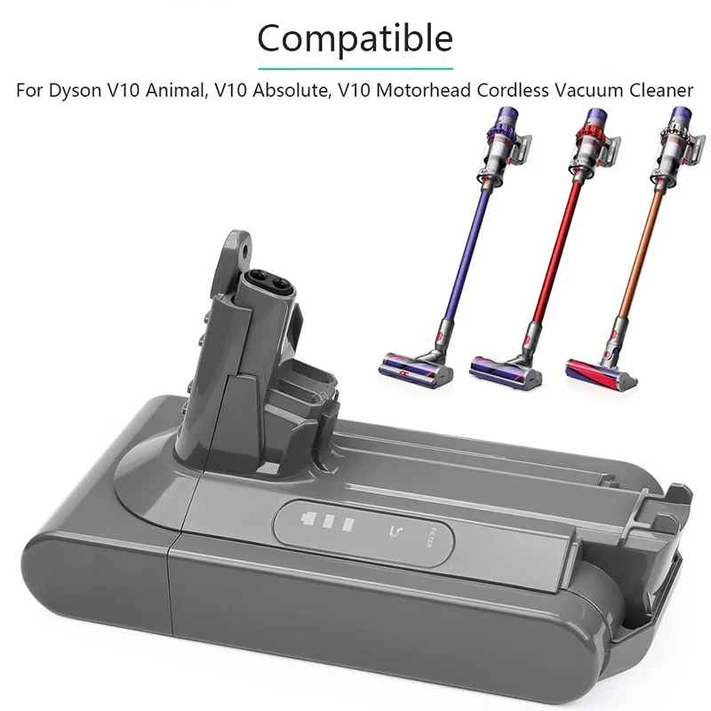 Batterie compatible pour aspirateur Dyson SV12 V10 Motorhead Pro