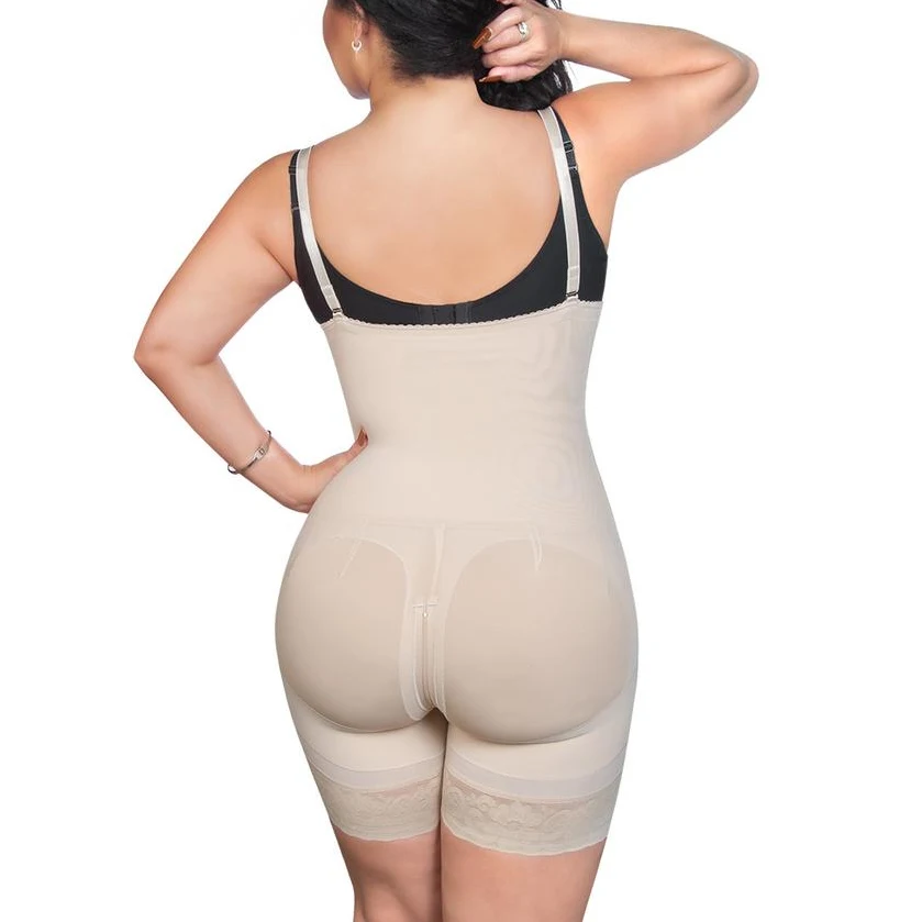 Fajas Colombianas Waist Trainer Butt Lifter Body Shaper Shapewear Slimming Tummy Control Adjustable Bodysuit With Hook-eye
