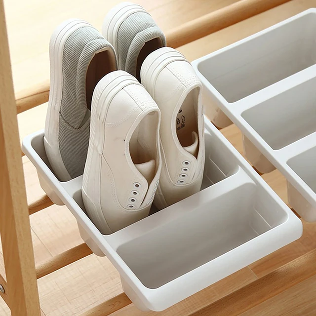 Simple Modern Nordic Style Vertical Economy Slippers Rack Space Organizer Plastic Shoe Cabinet Home Hotel Shoes Holder Storage