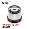 NiSi 49mm MC Close Up Lens 67mm 62mm Adapters Ring MC Close-up Camera Filter Lens 1