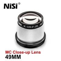 NiSi 49mm MC Close Up Lens 67mm 62mm Adapters Ring MC Close-up Camera Filter Lens 1