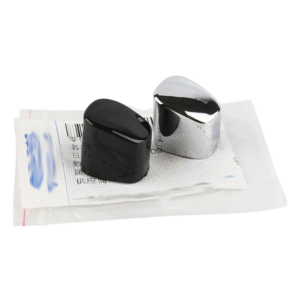 x1 Chrome Black Car Handbrake Lever Parking Button Cover Shell Trim For VW Polo 5 6R GTI Sedan Skoda Fabia Rapid 6R0711333C2ZZ