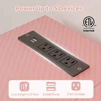 NOST&HOST Pink L Shaped Gaming Desk LED Power Outlets,42" Corner Computer Desk Reversible Shelves Hooks Home Office Bedroom Desk 5