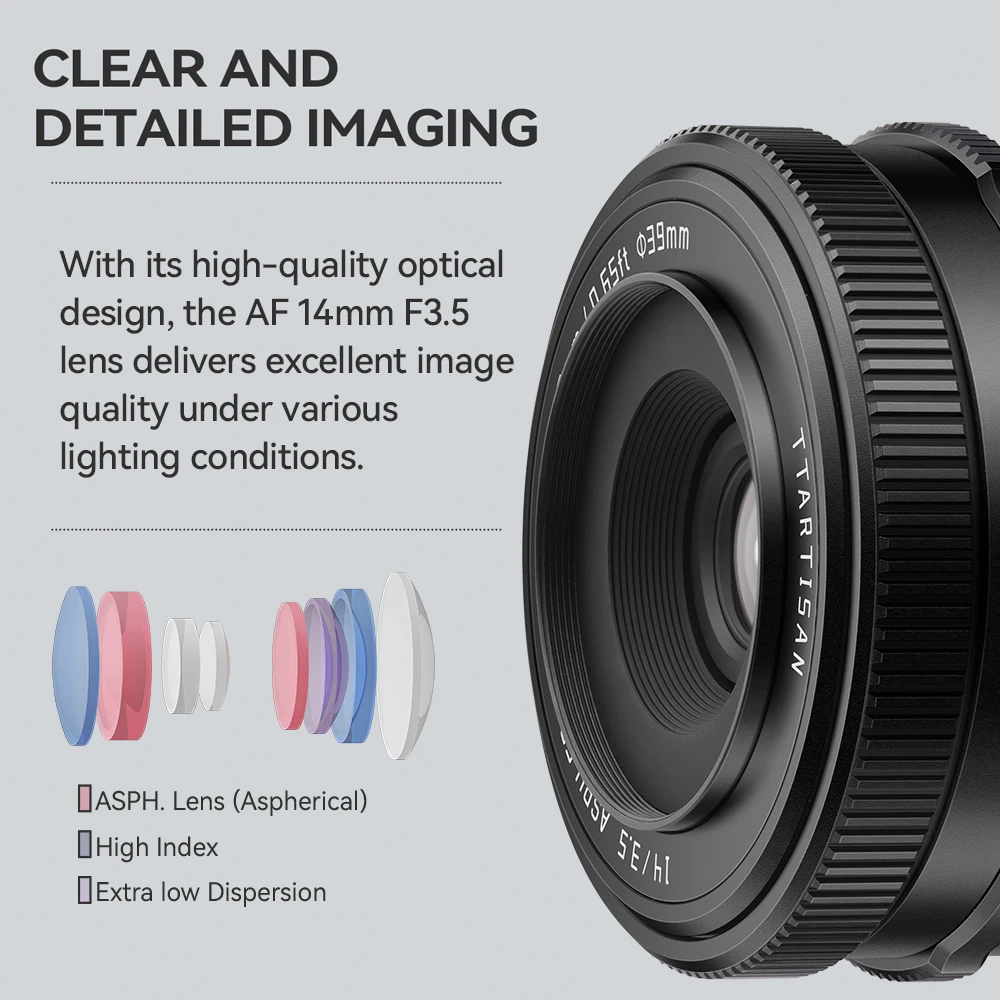 TTArtisan AF 14mm F3.5 APS-Cレンズ オートフォーカス 富士