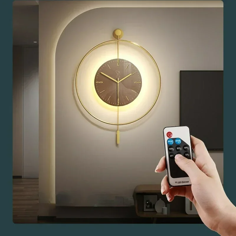 Personality Minimalist Clock Wall Clock Living Room Decoration Creative Fashion Minimalist Restaurant Clocks Wall Home Decor 2