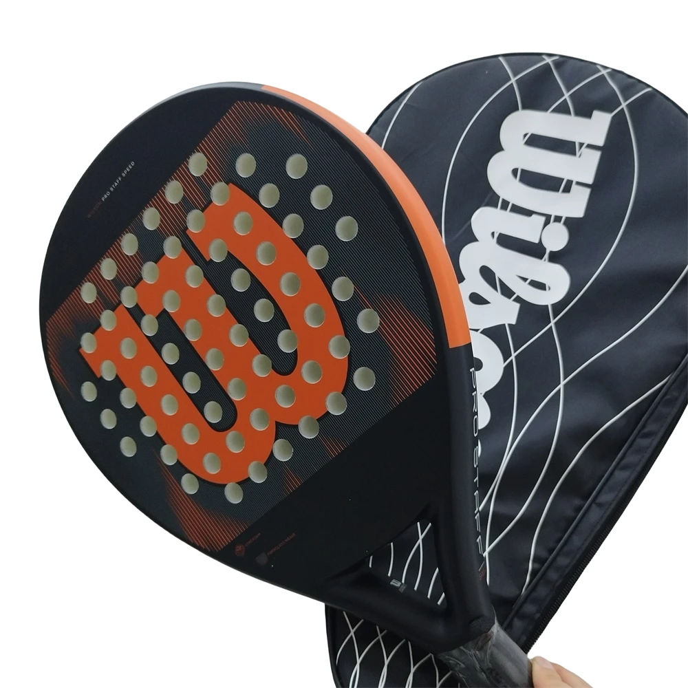 Professional Paddle Racket Soft EVA Face Tennis Racket With Padel Bag Cover Full Carbon Padel Tennis Raquete