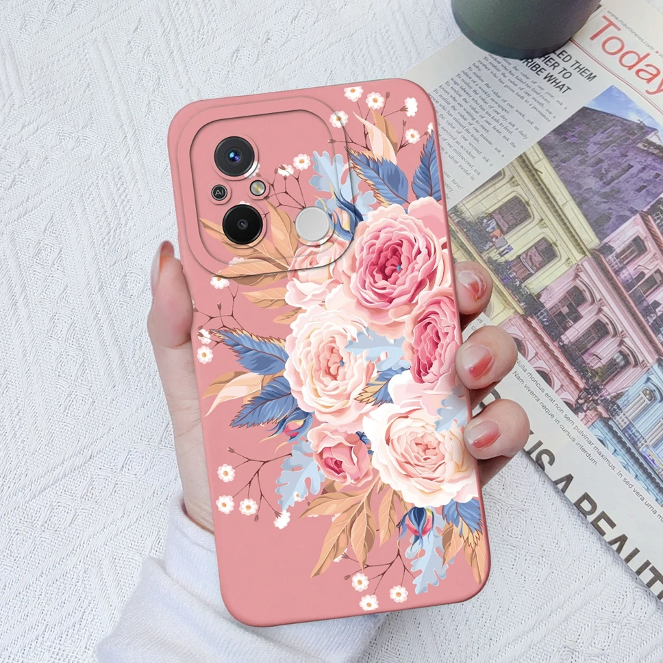 Flower Avocado Liquid Silicone Phone Case | Durable Back Cover