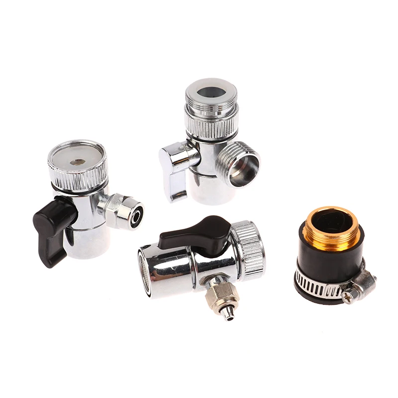 

Metal Faucet Fittings Diverter Pipe Single-cut Valve Switching Adapter Tube Connector Water Purifier Water Filters Accessories