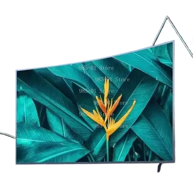 Téléviseur LED incurvé intelligent 4K de 32 à 75 pouces - Téléviseur à écran plat grand format Full HD pour la maison 1