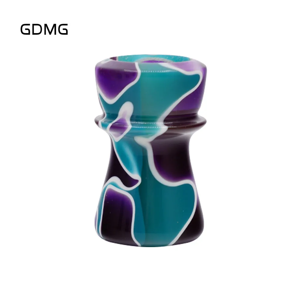 gdmg-brush-candy-pattern-purple-and-blue-shaving-brush-handle-acrylic-material-handmade-handle-men's-beard-care-tools