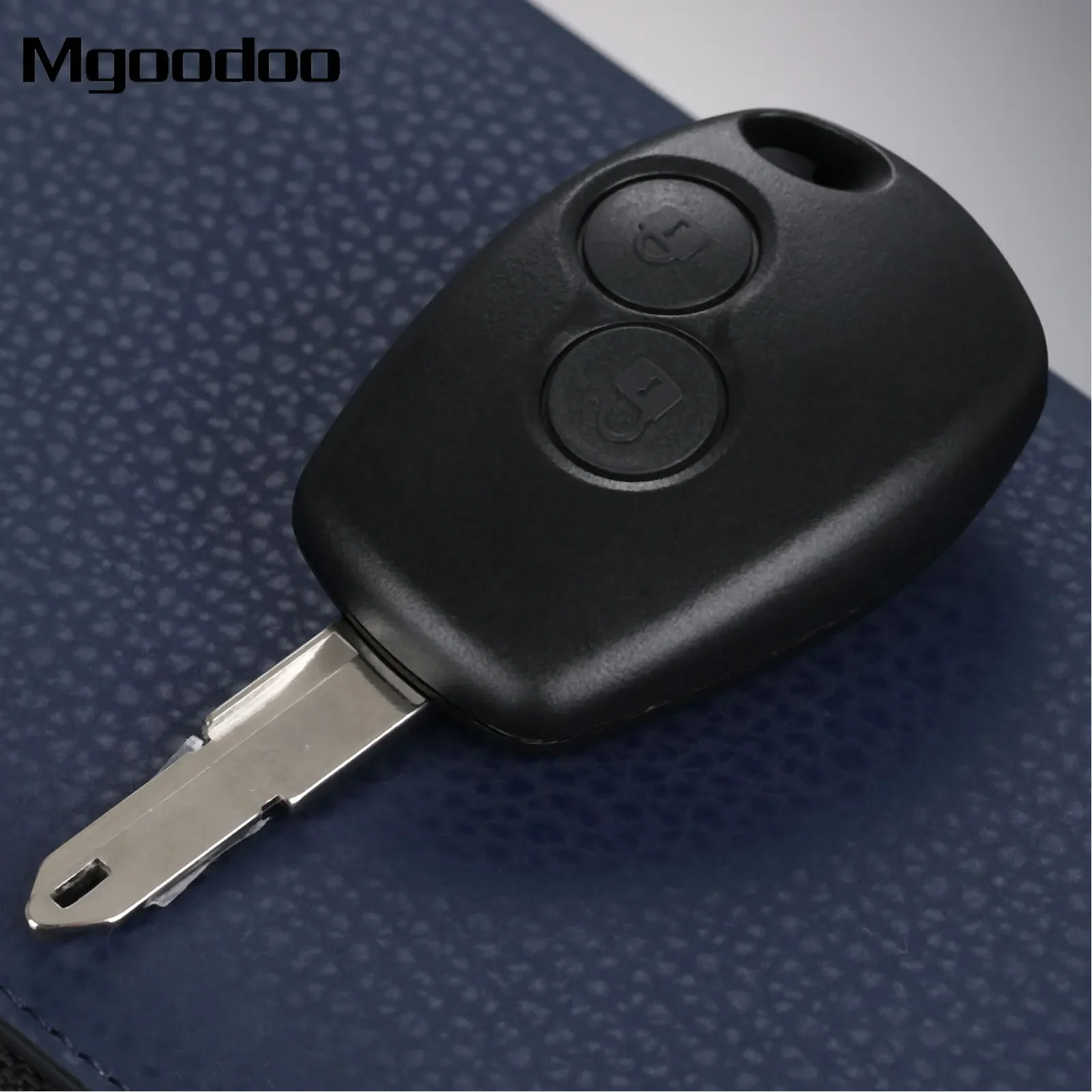 Mgoodoo 2 Buttons Car Key Shell Remote Fob Cover Case For Renault Clio DACIA Logan Sandero Uncut Blade Car Key Replacement xnrkey remote car key shell for renault duster sandero dacia logan clio captur laguna scenic 2016 replacement key cover case