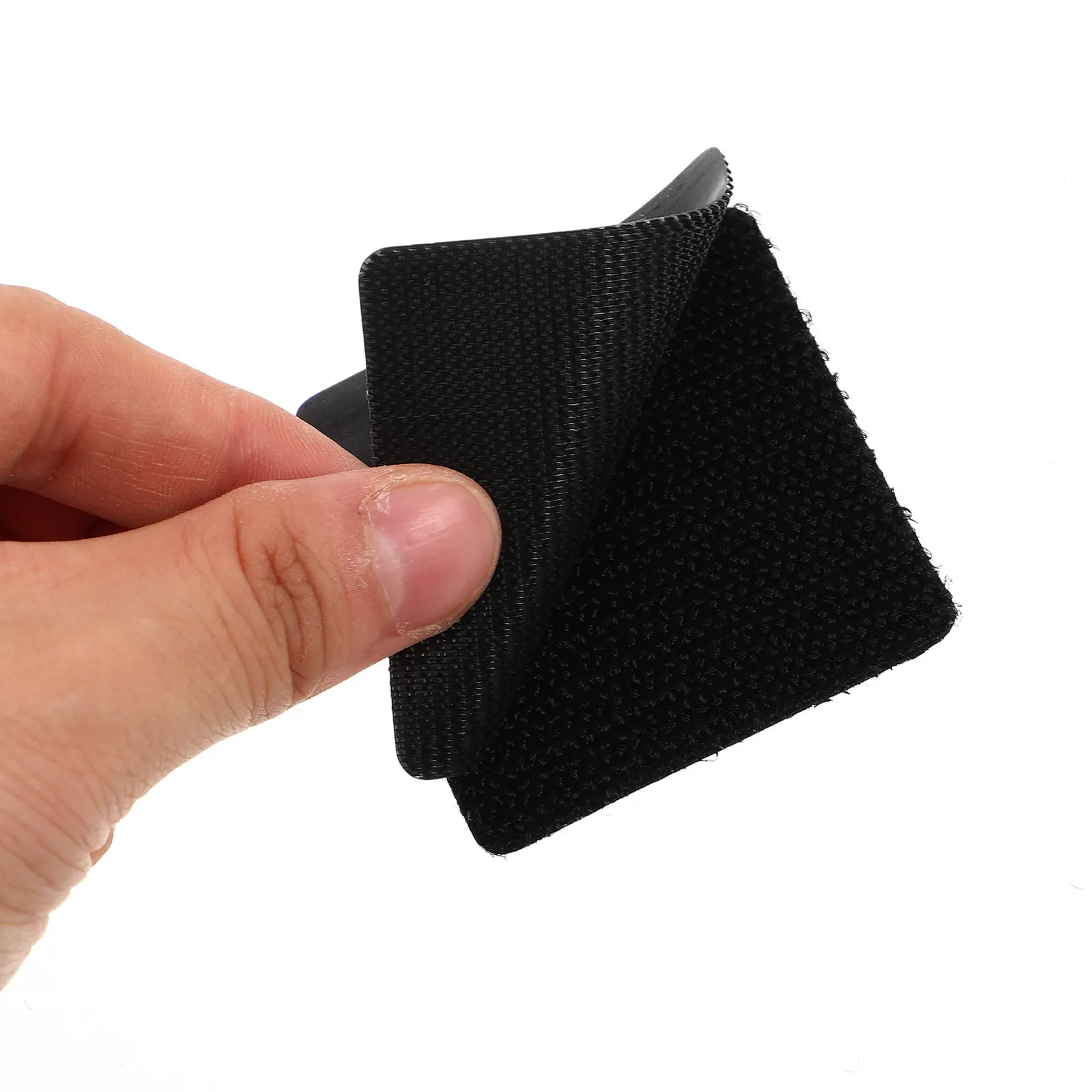 10세트 투명 자동차 카펫 그립퍼 접착 패치 양면 훅앤루프 테이프 바닥 매트 미끄럼 방지 자동차 카펫용