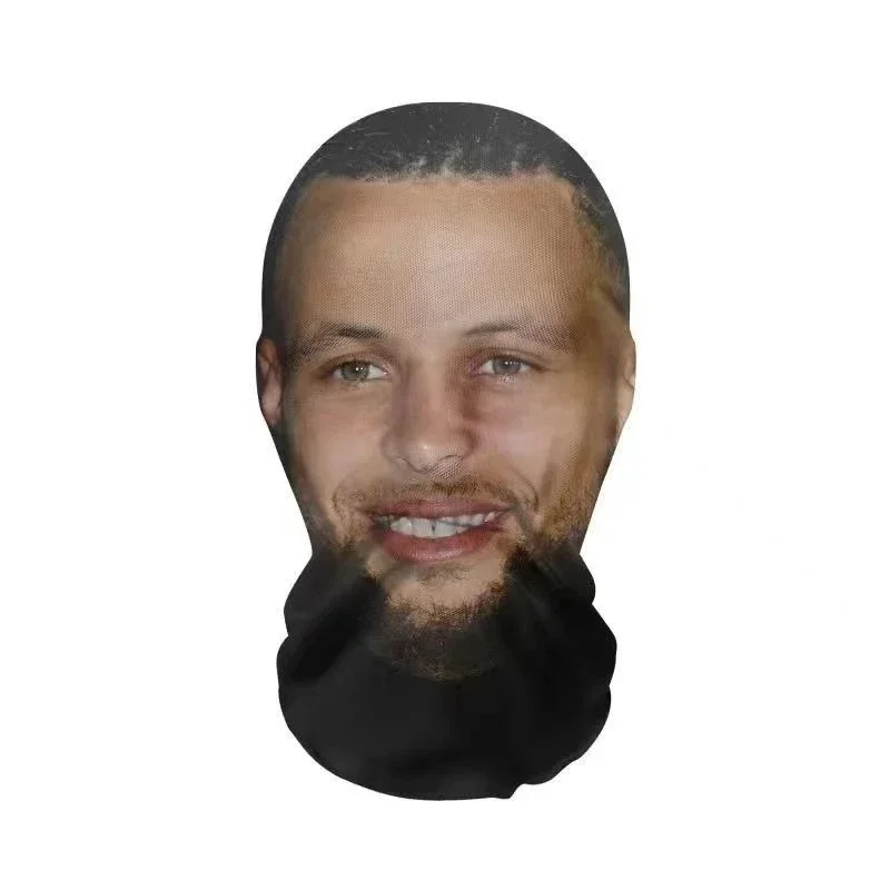 Face Mask Full Face Mask Celebrity Ball-game Star Face Mask Simulation Mesh For Men Party Supplies Cosplay Props
