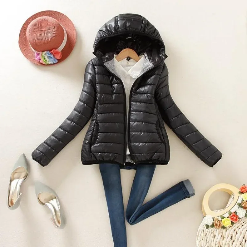 Doudoune Femme D'hiver Avec Capuche - Parka Matelassée Imperméable Et Chaude, Style Décontracté, Pour Tous Les Jours