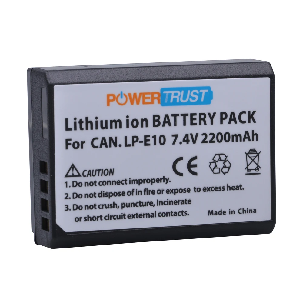 Blumax - Batterie Type Canon LP-E10 à 7,4 V/7,5 Wh/1020 mAh