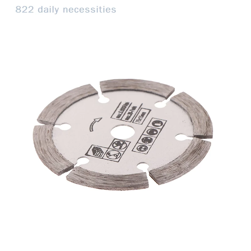 convenient3 스톤 커팅 디스크 미니 톱날75mm 다이아몬드 커팅 블레이드 앵글 그라인더용 세라믹 콘크리트 대리석 절단