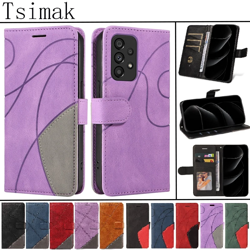 Leather Flip Wallet Phone Case - Elegant Protective Cover