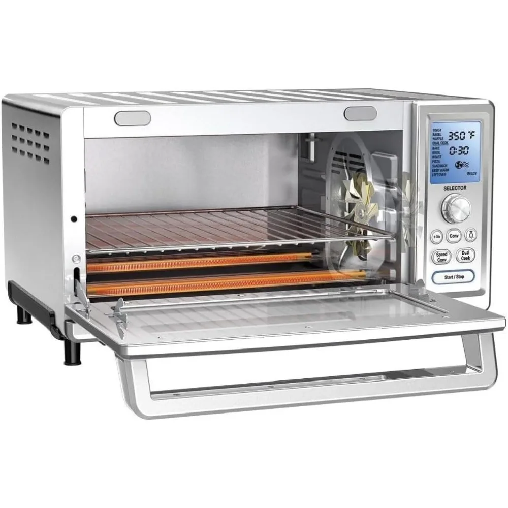 Convection Toaster Oven, Stainless Steel, 16.93"D x 20.87"W x 11.42"H 2