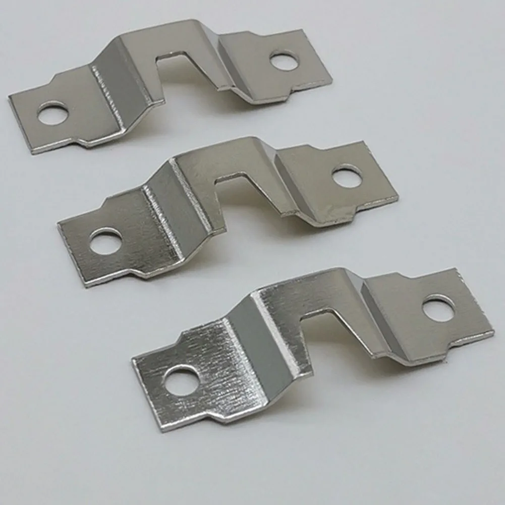 10/50PCS Stainless Steel Hook Buckles Hanger Hanging Connecting Photo Frame Picture Mirror Wall Silver Hardware