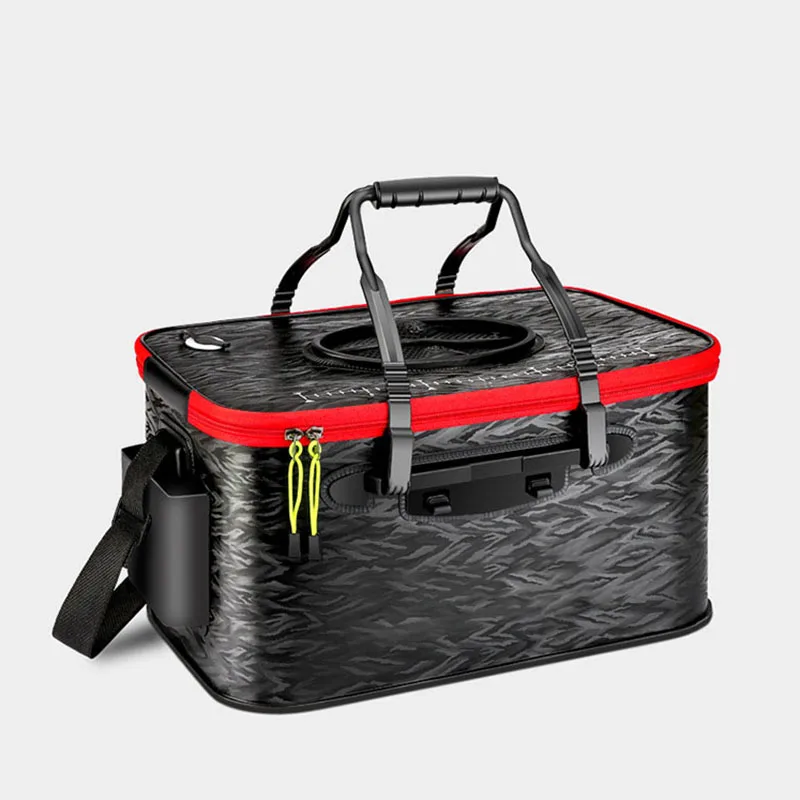 Fishing Tools Foldable Live Fish Bucket EVA Sealing Waterproof Fish Bag  Outdoor Angling Fishing Tank Box Bucket Fish Accessories