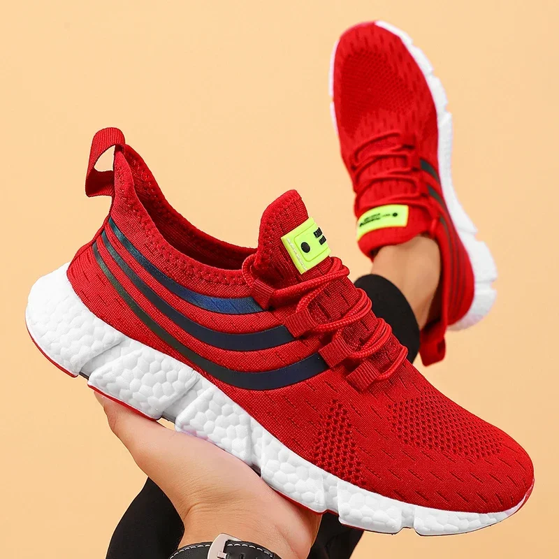 Men's Casual Running Shoes Breathable Lightweight Sneakers Outdoor Sports Walking Tenis Shoes Luxury Athletic Jogging Shoes 2025