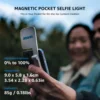 amaran Go Ultra-Compact Built-in Mirrored Mini LED Phone Light Magnetic Mount Versatile Flip Design for Vlog Selfies by Aputure 5