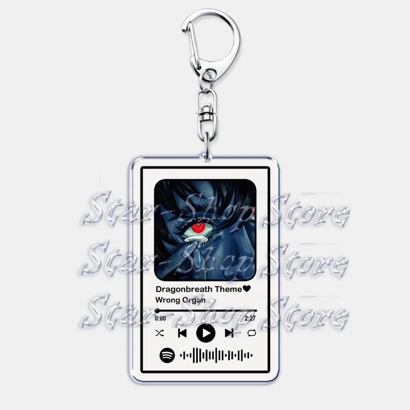 Beliebtes Spiel Mundwasser Musik Schlüsselanhänger für Zubehör Tasche Original Soundtrack Album Playlist Gamer Keying Fans Gaming Geschenk – Detail 30