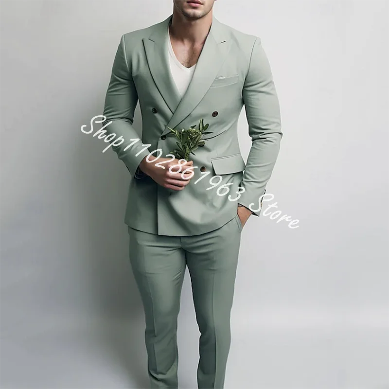 Рисунок 2 - Костюм мужской зеленый из двух предметов