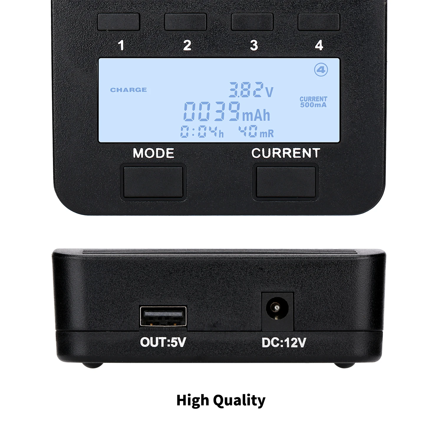 LiitoKala lii-500 LCD 3.7V/1.2V AA/AAA 18650/26650/16340/14500/10440/18500 Battery Charger with screen+12V2A adapter lii500 5V1A