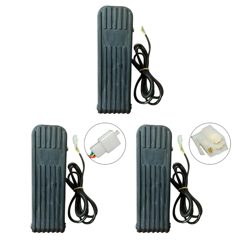 New Upgraded ATV Foot Pedal Electric Motorcycles Foot Brake Pedal Black Plastic ATV Throttle Speed Control