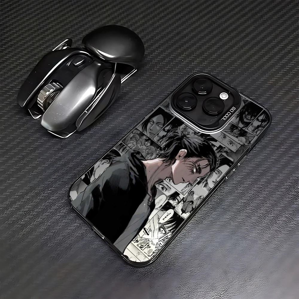 thumbnail image 1 of Funda de teléfono Anime Attack On Titan para iPhone 15 14 13 12 11 Pro Max X XR XSMAX 8 7 Plus, funda trasera mate a prueba de golpes, 1 of 5