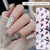 1/10pcs Retro Style Jewelry Cross Comfortable To Wear Fashionable Manicure Stylish Shiny Crystal Comfortable High Quality Flash 4