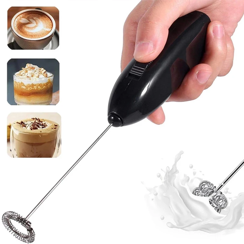 Handheld Egg Beater Portable Electric Milk Foamer Blender Wireless Coffee Mixer Cappuccino Whisk Frother Mixer Kitchen Tools egg beater
