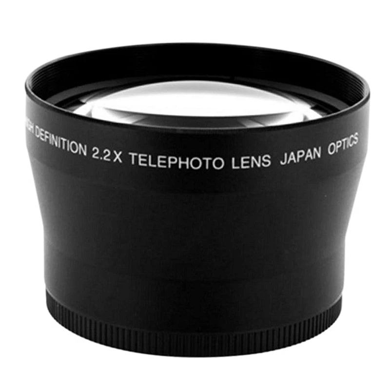 72Mm 2.2X Teleconverter Lens Universal Slr Camera Teleconverter Adatto Per Canon Nikon Sony Mirrorless Camera Lens