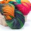 50g / Piece Rainbow Section Ecological Dyeing Yarn 4-strand Wool DIY Manual Crochet Knitting Yarn Baby Sweater Scarf Yarn 1