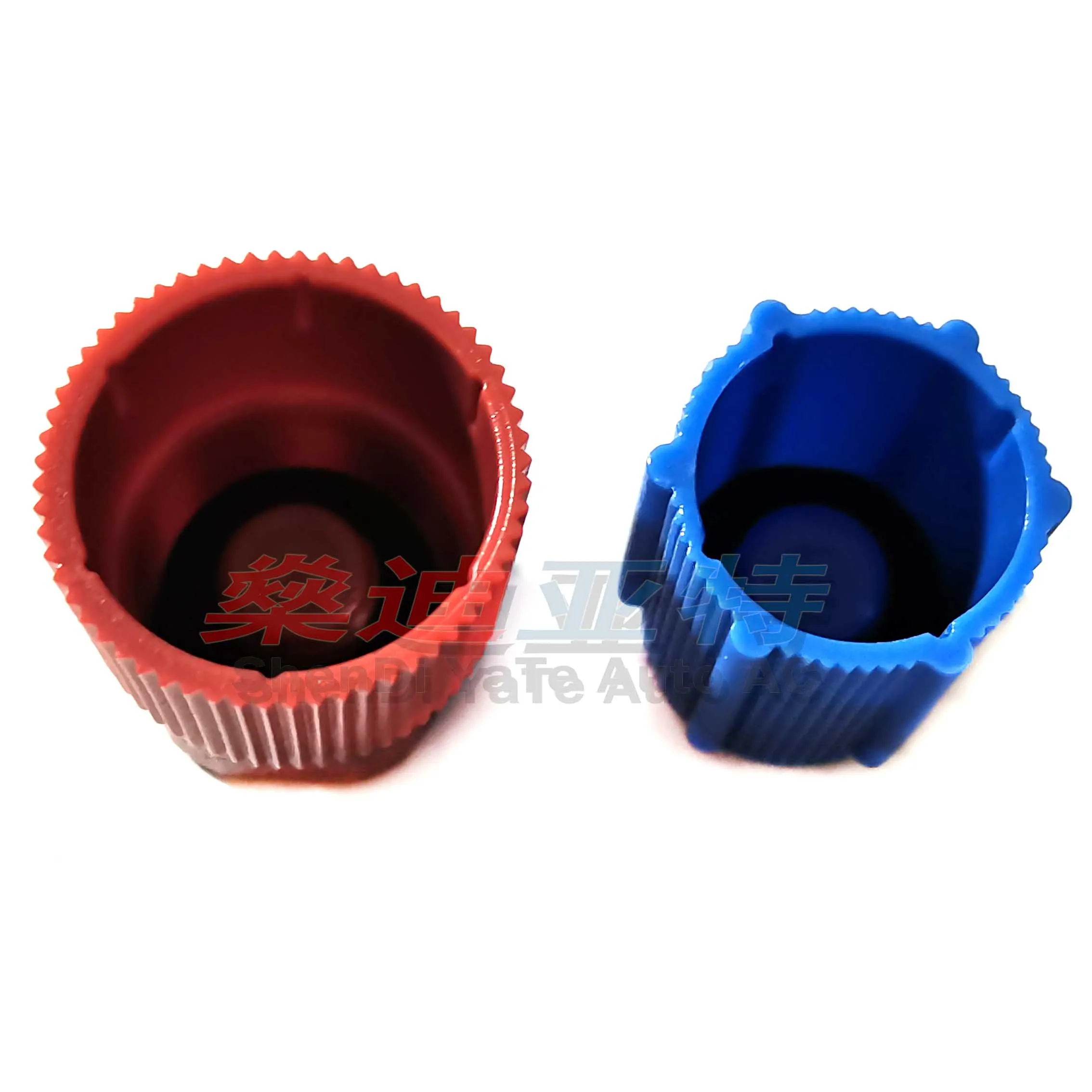 R134a A/C Valve Covers High/Low Pressure Hoses Seat Valve Cap Dust Hat For Volkswagen Bora Polo Audi Q7 Skoda Touareg Langyi air conditioning repair kit
