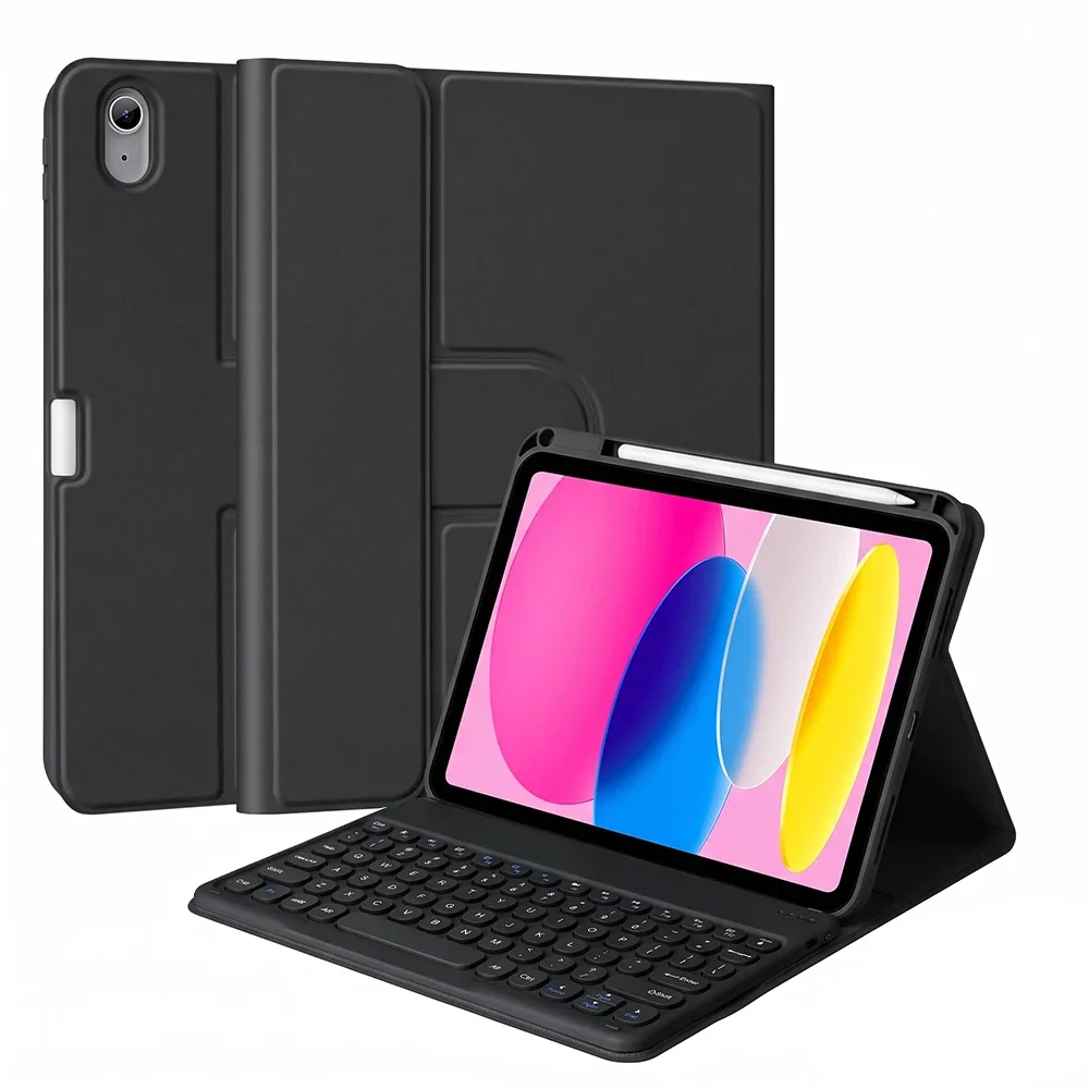 360° Rotating Keyboard Case with Wireless Bluetooth Mouse