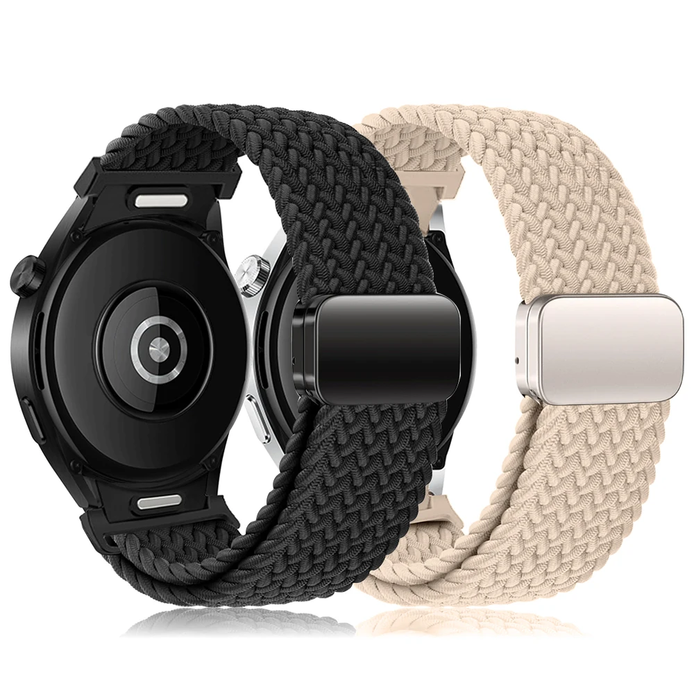 

No Gaps Braided Band For Samsung Galaxy Watch 6 4 classic/5 pro 47mm 43mm 44mm 40mm magnetic bracelet Galaxy watch6 watch4 strap