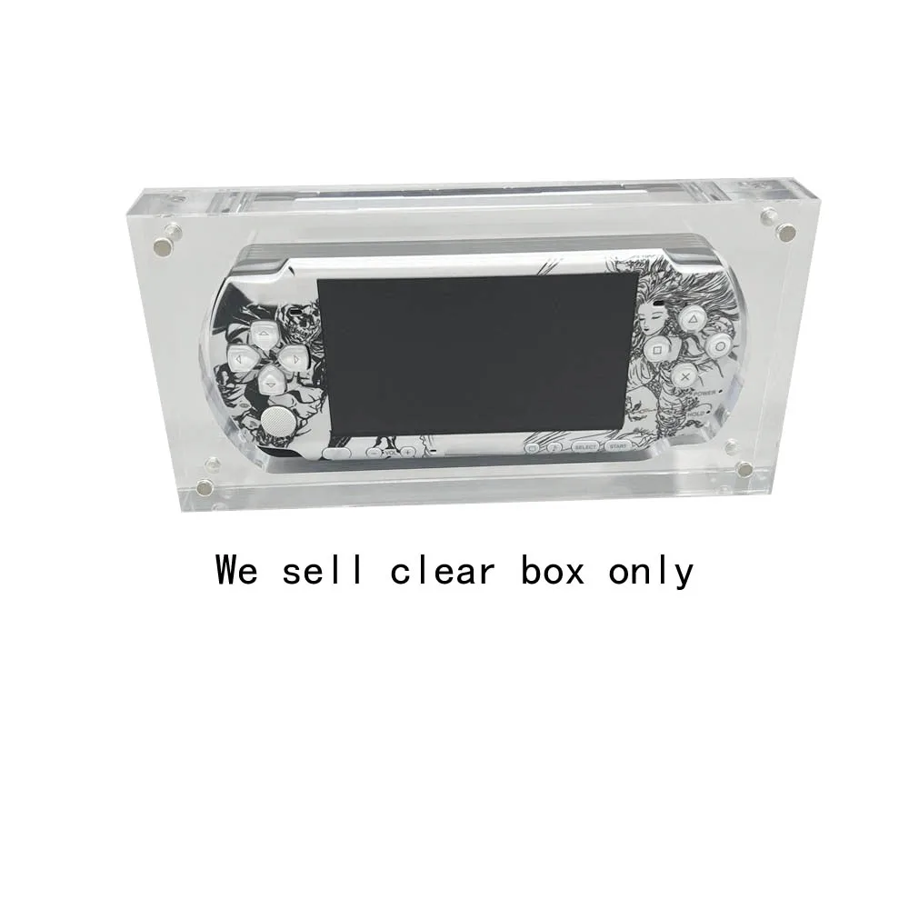 

Transparent Storage Magnetic Acrylic box For PSP2000 psp3000 Game Console Cover Shell Box Display Stand game Accessories