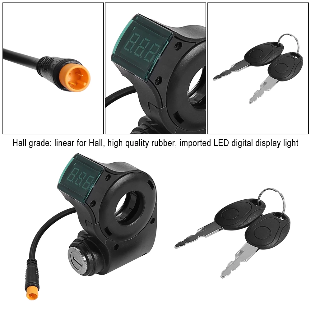 Power Key Lock mit Schlüssel Elektrische Roller Zündschloss Starter Schalter Schloss Für Kukirin G2 Pro Elektrische Roller Zündschloss – Detail 15