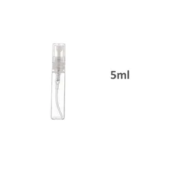 Portable Mini Glass Perfume Refill Bottle - 5ml/10ml Travel Cosmetic Tool (Clear-5ml)